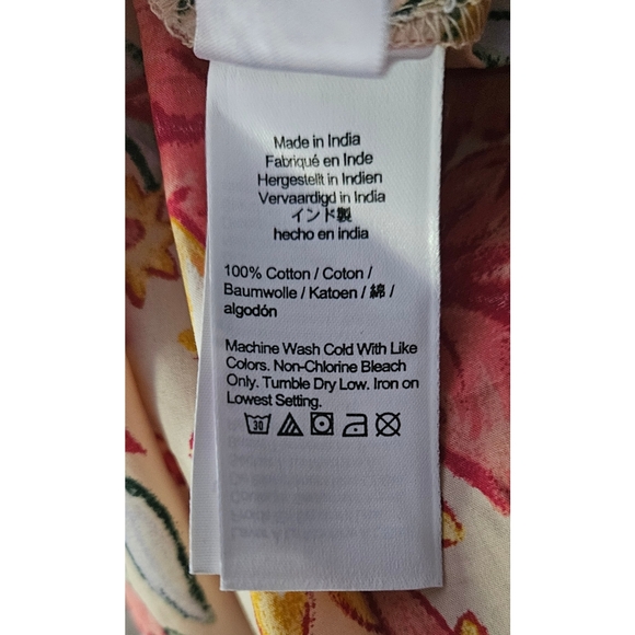 39. J.Crew Keyhole cotton poplin maxi dress in placed floral - Picture 9 of 9